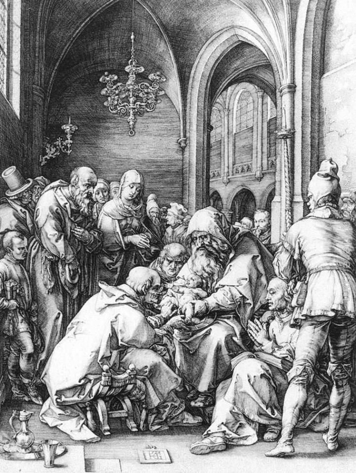 Hendrick Goltzius Circumcision in the Church of St Bavo at Haarlem